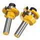 thumbnail image 2 of 2Pcs 1/2-inch Shank Stile Router Bit con Rodamientos Cutter Herramienta de Carpintería, 2 of 6