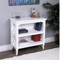 thumbnail image 4 of Butler Newport Glossy White Low Bookcase, 4 of 6