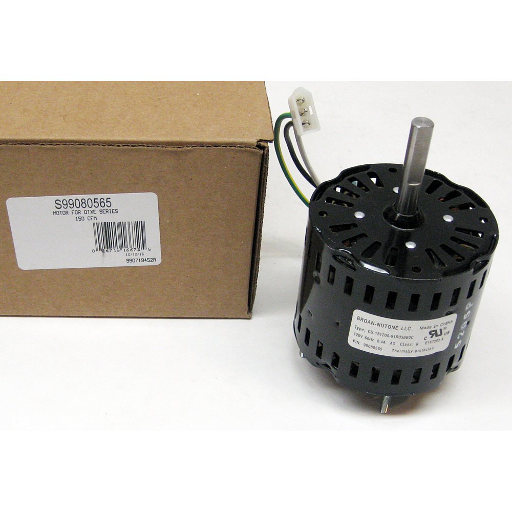 Broan S99080565 Electric Bath Fan Motor for QTXEN150FL