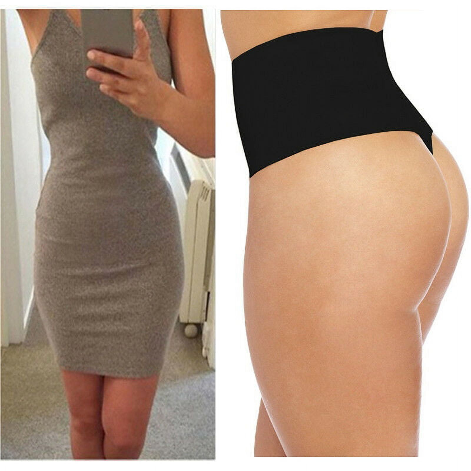 Women's Bodysuits Sexy Sleeveless Neck Shapewear Thong Waist Trainer Tanks  Tops Corset Slimming Tummy Control Body Shaper, Beyondshoping