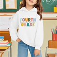 thumbnail image 2 of Ruyang Fourth Grade Hooded Sweatshirts First Day of School Hoodies Girls Boys Back To School Hoodie Trendy Pullover Top, 2 of 5