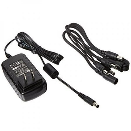 Amcrest 4-Camera 12V Power Supply for 960H, 720p/1080p