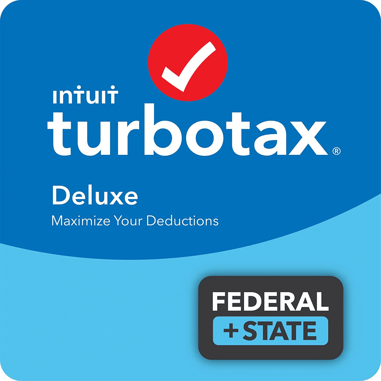 Intuit TurboTax Deluxe + State 2021 Tax Software, Federal and State Tax
