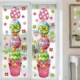 thumbnail image 6 of 2pcs Easter Window Clings, Easter Egg Window Cling Stickers Large Window Decals Watercolor Funny Cartoon Egg Reusable Decoration for Spring Party Shop Home Classroom, 2 Sheets, 2 Sheets, 6 of 6