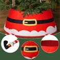 thumbnail image 2 of Inadays Christmas Tree Collar Christmas Tree Skirts Christmas Tree Decoration Indoor Stand Collar Basket Round Base Cover with Boots 23.6 inch Santa Boots, 2 of 7