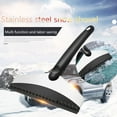 thumbnail image 1 of Coche Snow Ice Scraper SnoBroom Pala de cepillo de nieve | Removedor de hielo para automóviles de invierno | Alcance largo de 23 pulgadas | Cepillo y escobilla de goma grandes de 10 pulgadas | ABS, 1 of 8