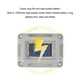 thumbnail image 3 of Camino de luz con energía Solar, lámpara rectangular, cerca de césped de paisaje, herramienta de iluminación impermeable para exteriores, Iluminación y accesorios  1 pieza. Color único azul Advancent HA072737-02, 3 of 6