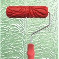 thumbnail image 1 of facefd Various Embossed Pattern Painting Roller With Plastic Handle Brush Tool 7" I, 1 of 2