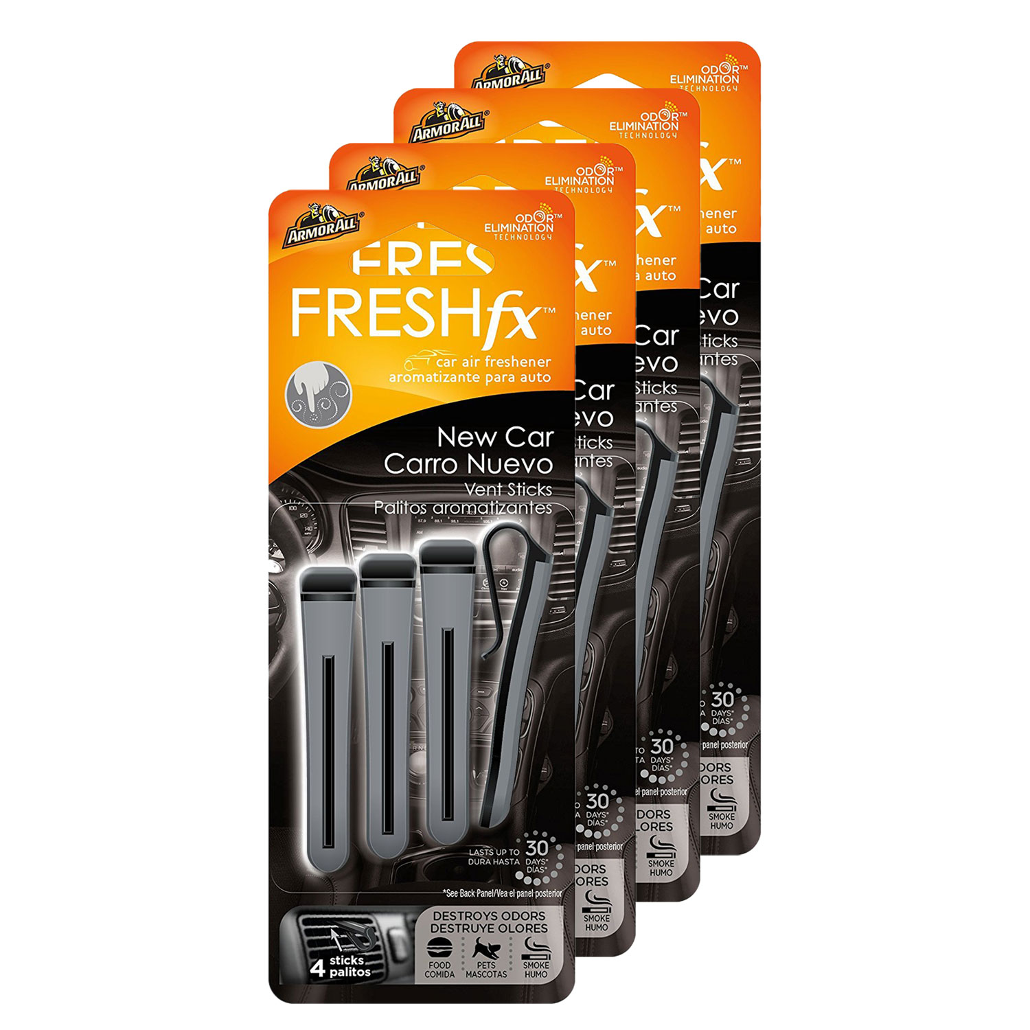 PERK Vent Wrap Air Freshener, 4Pack, Absolute Zero