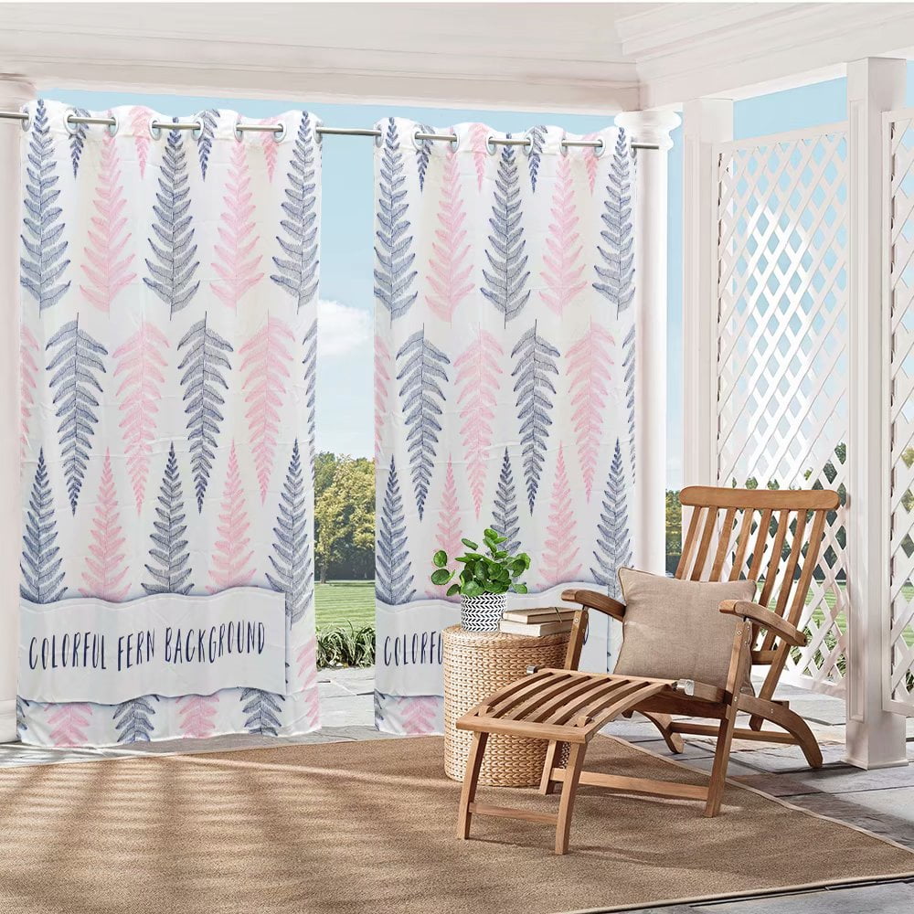 Hgmart 3d Printed Outdoor Curtain Panel 58x120in Gazebo Patio