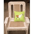 thumbnail image 2 of Carolines Treasures BB7706PW1818 Alpine Goat Green Fabric Decorative Pillow, 18 x 18 in., 2 of 2