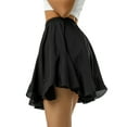 thumbnail image 6 of Seyurigaoka Women's Sexy A-Line Skirt, Solid Color High Waist Ruffled Short Mini Skirt Clubwear, 6 of 9