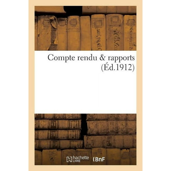 Religion: Compte Rendu & Rapports (Paperback)
