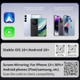 thumbnail image 2 of 2-in-1 Wireless CarPlay Adapter for iPhone ＆ Wireless Android auto Adapter,2026 Upgrade mini CarPlay,Fast Auto-Connect,Plug & Play, Apple Car Play, 2 of 9