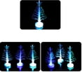 thumbnail image 3 of 2 Pcs LED Optical Fiber Color Changable Christmas Tree Shaped Night Light Christmas Party Home Decoration Light (White/Mixed Types), 3 of 5