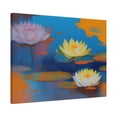 thumbnail image 2 of Water Lilies Twelve Abstract Landscape  Canvas Wall Art by Stephen Chambers, 2 of 4