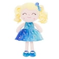 thumbnail image 1 of Gloveleya Doll Baby Dolls Soft Doll Baby Girl Gifts Curly Hair Hot Stamping Blue Star Dress Spring Girl 12inches, 1 of 5