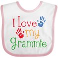 thumbnail image 3 of Inktastic I Love My Grammie Boys or Girls Baby Bib, 3 of 4
