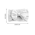 thumbnail image 2 of RuiJiao Baby Nylon Soft Headbands Hairbands, Hair Bow Elastics, for Baby Girls Newborn Infant Toddlers Kids, for Daily Wear, 2 of 2