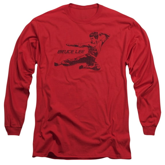 Bruce Lee - Line Kick - Long Sleeve Shirt - Small