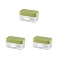 thumbnail image 3 of Yuarrent Molde para hacer cubitos de hielo, tapa, caja de almacenamiento, barra de cocina, bebida de un botón, capacidad de silicona, Type1 NO1, 3 of 6
