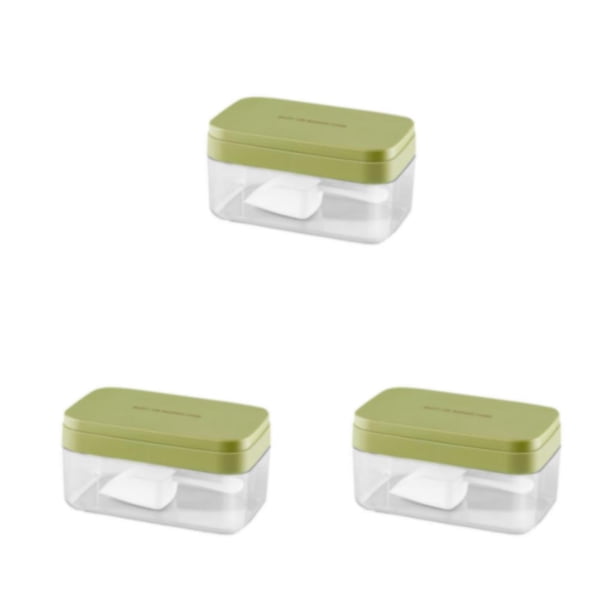 Advancent Molde para cubitos de hielo, tapa, caja de almacenamiento, barra de cocina, bebida de liberación rápida, recipiente para hacer hielo Type1 NO1