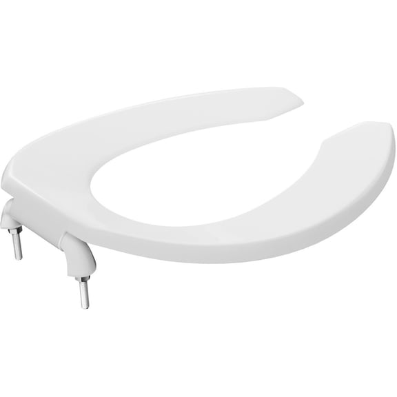 Jones Stephens C106SSCAM00 White Elongated Plastic Toilet Seat