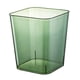 thumbnail image 1 of Cubo de basura multiusos, ligero, de lujo, decorativo, visible, 12 l Verde, 1 of 9