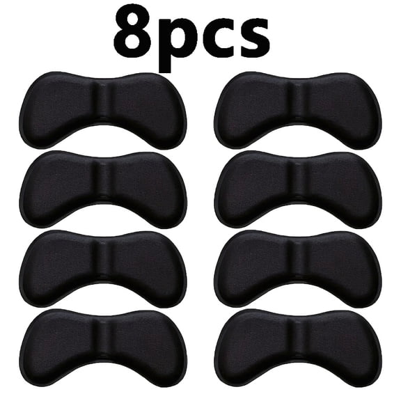 Set of 8 Long-Lasting Adjustable Heel Pads for The Back of Shoes, Designed to Prevent Slipping And Chafing, These Inserts Help Reduce Shoe Size And Provide Cushioning for Various Types of High Heels