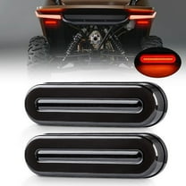 2Pcs LED Car Truck DRL Light Bar Brake Flowing Turn Signal Stop Tail Strip 12V/24V