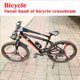 thumbnail image 5 of sudor de bicicleta Suministros de entrenamiento de Fitness interior MTB Mountain Road Bike Trainer Frame cinturón de protección bicicleta absorbe la cubierta del sudor Guard Net Strap FLhrweasw Nuevo, 5 of 9