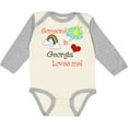 thumbnail image 3 of Inktastic Someone in Georgia loves me Boys or Girls Long Sleeve Baby Bodysuit, 3 of 5