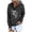 Black, variant on Halloween Hoodies For Women Ghost Print Spooky Season Casual Cute Sweatshirt Loose Fall Winter Clothes 2026 Long Sleeve Pullover Sweaters With Pocket Grey L