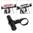 thumbnail image 3 of Bike Handlebar Extender Handle Bar Extended Bracket Extension Alloy bracket; bike handlebar Holder Mount, Black, 10cm, Extended Bracket, 3 of 7