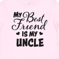 thumbnail image 4 of Inktastic My Best Friend is My Uncle with Hearts Boys or Girls Baby T-Shirt, 4 of 5