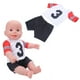 thumbnail image 3 of Camiseta Ropa para muñeca bebé Ropa para muñeca bebé de 18 pulgadas Traje de ejercicio Regalo de cumpleaños para niños (QD18-048), 3 of 12