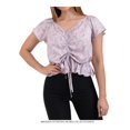 thumbnail image 1 of Blusa Ocean Pacific Talla M Lila MC Mariposa, 1 of 4