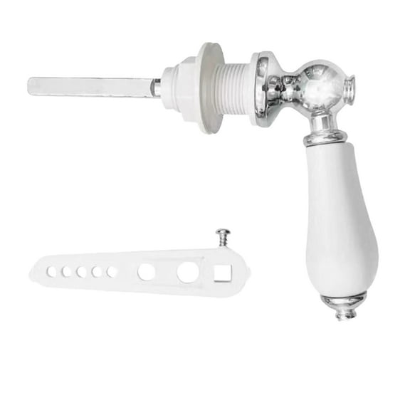 Bathroom Ceramic Toilet Flush Handle Toilet Handles Flush Lever Easy to Install