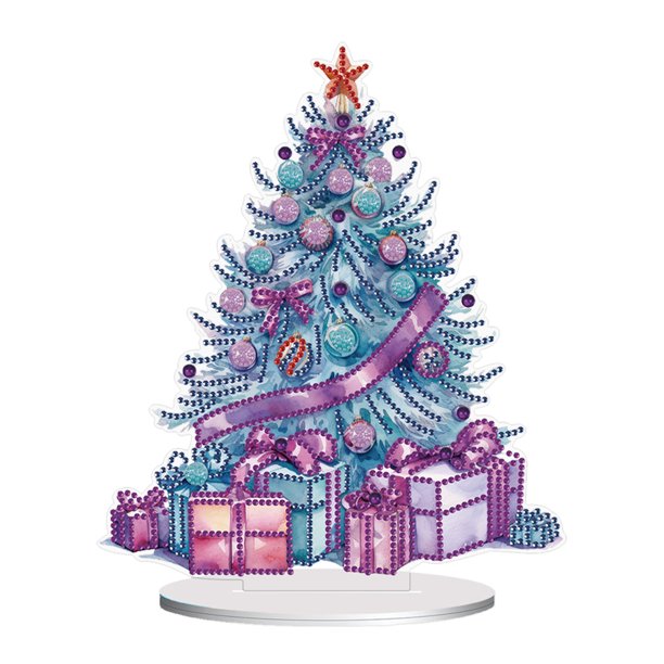 (GJ225) Adornos Pintura Diamantes Adornos Ambiente Navideño (diamante Brillante Una Cara + Diamante Forma Especial)