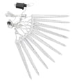 thumbnail image 3 of Outdoor Christmas Icicle Lights Raindrop Cascading Light LED Waterproof Icicle Snowfall String Lights For Wedding, 3 of 8