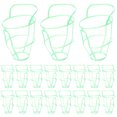 thumbnail image 4 of 36 Pcs Bouteilles de Perfusion Filet Cages Plastique Vert pour Usage Médical Design Simple, 4 of 9