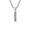 Silver 1, variant on Women's Men's Stainless Steel Full Diamond Lucky Number Pendant Basketball Athlete Necklace Gold 8