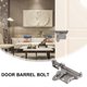 thumbnail image 3 of Door Barrel Bolt Stainless Steel Door Security Lock for Home 1Pcs, 3 of 5