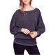 thumbnail image 2 of Blusa de sauce Free People para mujer color negro pequeña Pullover, 2 of 2