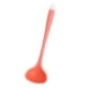 thumbnail image 1 of sweethay Cuchara de sopa de silicona translúcida Anti-escaldado Utensilio de cocina resistente al calor frío, naranja Type2 NO2, 1 of 6