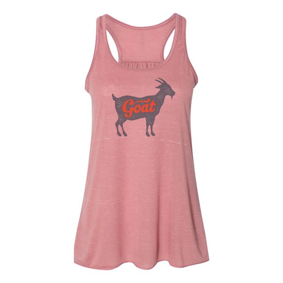 "Goat Tank, Goat, Racerback, Soft Bella Canvas, Sublimation, Goat Shirt, Greatest Of All Time, Goat Apparel, Gift For Her, Muscle Tank, Mauve Marble, SMALL"