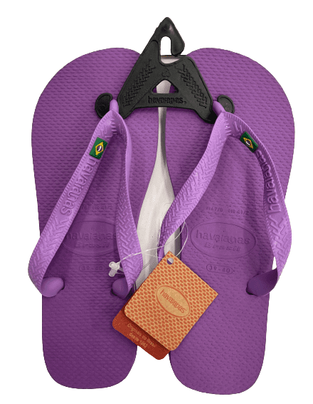 Purple Havaianas Brazil Flip Flop Sandals Unisex, Singapore Ubuy