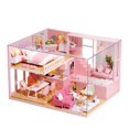 thumbnail image 1 of Casa de Muñecas en Miniatura YONGSHENG con Muebles Rosa, 1 of 5