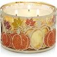 thumbnail image 2 of Yankee Candle Pumpkin Banana Scone 3-Wick Tumbler Candle with a Metal Pumpkins Jar Holder, 2 of 4