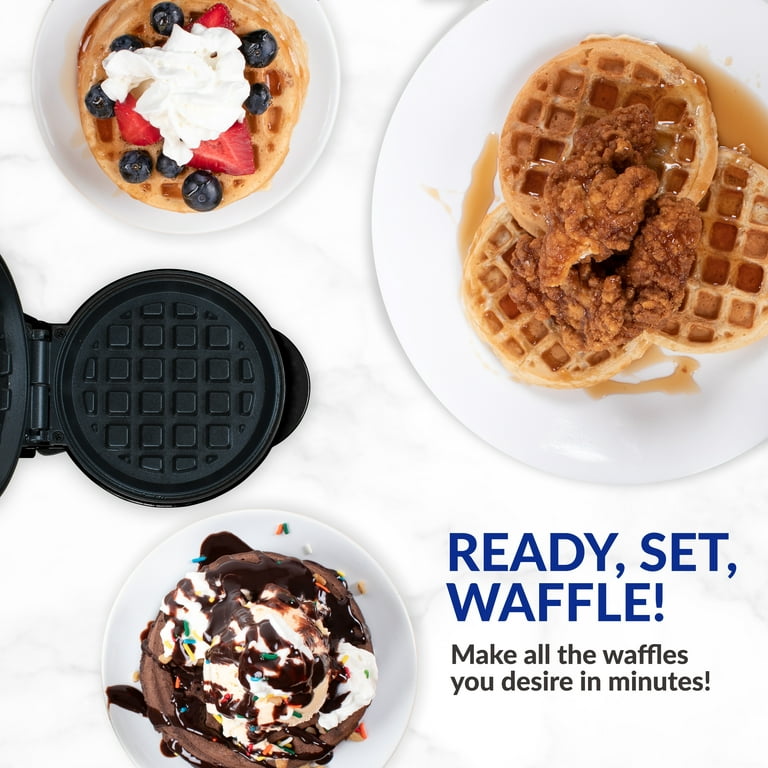 Thanksgiving Turkey Mini Waffle Maker - Make Holiday Breakfast Special for  Kids & Adults w/Cute Design, 4 Waffler Iron Electric Nonstick Appliance 